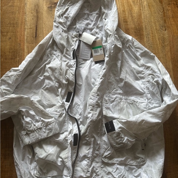 Nike Tech Pack Men's White gray watercolor Hooded sports Jacket windbreaker XL - Picture 10 of 15